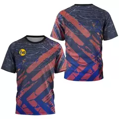 Camisa de tênis com gola O respirável masculina, camiseta estampada, secagem rápida, manga curta, fitness, corrida, esportes ao ar livre, verão na internet