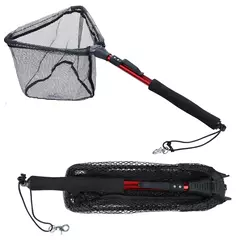 Sougayilang Folding Brail Net Pesca, Telescópica Landing Net, Scoop Net, 65-112cm - Wolf Magazine