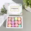 12 pçs/set natural mini artesanal banho de pé spa rico óleos essenciais bola banho mini mão pé spa banho bola