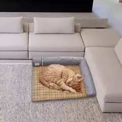 Lavável antiaderente gato arrefecimento Mat, Cama do cão removível, Canis camas, Mantenha seu animal de estimação fresco, Verão