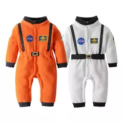 Crianças bonito astronauta cosplay traje espaço terno macacão para bebê meninos menina da criança infantil halloween festa de aniversário roupas - loja online