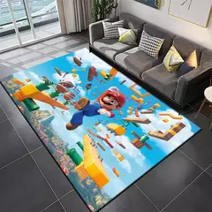 Tapete de Super Mario Bros Movie Game Area, Tapete antiderrapante, Tapete para casa, Sala de estar, Quarto, Sofá, Capacho, Decoração da cozinha, 15 tamanhos na internet