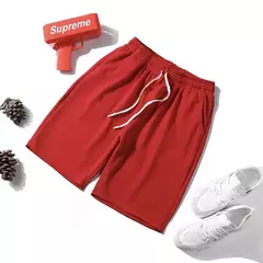 Calções de cordão monocromático casual masculino, Ginásio, Desporto, Basquetebol, Corrida, Fitness, Praia, Roupa masculina, Verão, 5XL na internet