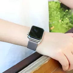 Milanese Loop Band para Apple Watch, Pulseira de Metal, Pulseira, Ultra, 49mm, 45mm, 44mm, 41mm, 40mm, iWatch Series 9, 8, 7, 6, 5, 4, 3, SE - loja online