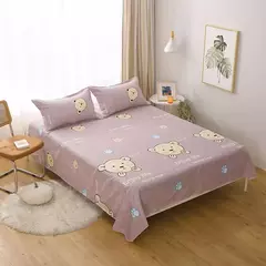 Lençol de cama de alta qualidade cor sólida, folha plana, gêmeo, completo, rainha, king size, Skin-Friendly, Soft Top, sem capas de travesseiro, 1pc - Wolf Magazine