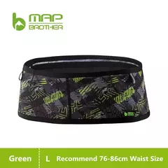 MAPA IRMÃO-Elastic Sports cintura saco Pack, tecido, corrida, corrida, triatlo, maratona, ciclismo, montanhismo, número, W1001