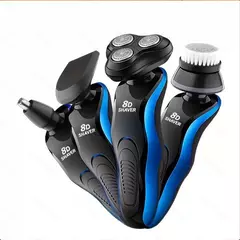 1pc multifuncional quatro em um barbeador elétrico 4 barbear lavável barbear homem carregável barbear USB carregável. - comprar online