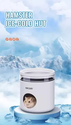 Ninho de hamster hideaway casa primavera verão urso dourado ninho de dormir resfriamento verão abrigo calor pequena casa dormir na internet