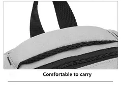 Mochila de carregamento USB impermeável para homens, sacos traseiros do escritório do negócio, mochila para laptop casual, mochilas escolares masculinas, 15,6";;VERDADEIRO;;"CINZA - Wolf Magazine