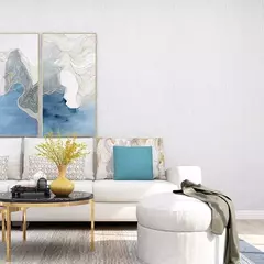 Waterproof Linen Wallpaper, 3D adesivos de parede, à prova de umidade e mofo resistente, Home Decoração Sala