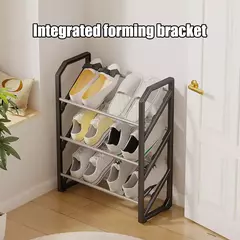 Criativo Home Shoe Cabinet, 3 Camada De Armazenamento Rack, Montagem Porta Do Quarto, Caixa De Sapato, Classificação E Armazenamento Rack, Produtos Domésticos - loja online
