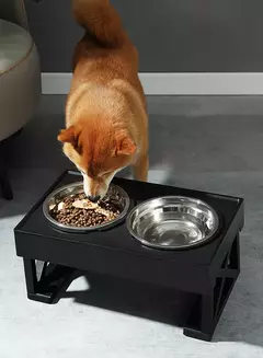 Tigelas elevadas para cães, altura ajustável, prato de alimentação lenta para animais de estimação, tapete de refeição para cães de estimação - loja online