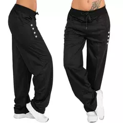 Calças casuais soltas para mulheres, calças jogger, leggings, plus size, preto, cinza, primavera, outono, 2023 - loja online
