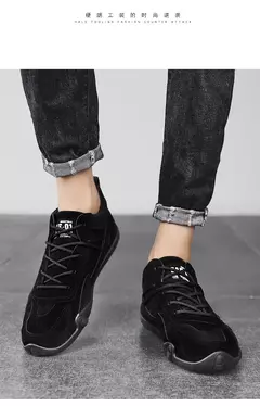 Esportes ao ar livre dos homens caminhadas sapatos quatro temporada novo anti deslizamento conforto sapatos de trabalho moda juventude casual sapatos na moda tênis masculinos