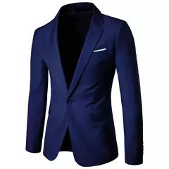 Homens de negócios da moda blazers casuais terno fino ajuste noivo padrinho masculino ternos de casamento blazer jaquetas 9 cores XF001-B - comprar online