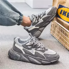 Sapatilhas casuais para homens, Plataforma confortável, Tênis Esportivos Running, Calçado de Basquete Respirável, Tênis na moda, Alta qualidade - Wolf Magazine