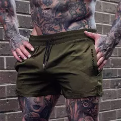 Calça de treino respirável masculina, calção de ginástica, moletom fino, esportes de maratona, moda verão 2024