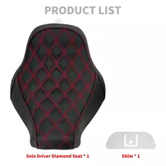 Almofada do assento solo do motorista da motocicleta traseiro fender paralama capa com luz led para harley softail breakout fat boy fxdr 2018-2023 na internet