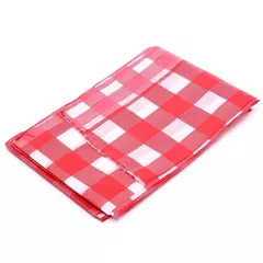 Imagem do Toalha De Mesa Quadriculada Espessada Descartável, Vermelho, Festa De Casamento, Decoração De Casa