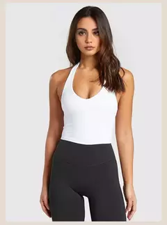 Sutiã de ioga Halter Neck feminino, camisola de alças fitness, anti-flacidez, embelezadora para as costas, alta resistência, esporte, novo, 2024
