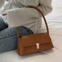 Imagem do Bolsas Crossbody monocromáticas para mulheres, bolsa de ombro, bolsas axilas, bolsa feminina, marca de luxo, design de moda, 2023