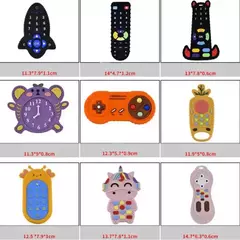 Bebê dentição brinquedos silicone mordedor mordedor mordedores para desenvolvimento de bebês chocalho bebê recém-nascido infantil sensorial brinquedos do bebê 0-3-6-12 m - Wolf Magazine