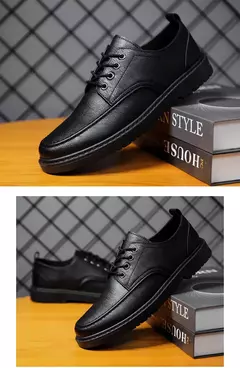 Sapato Oxford casual masculino, sapato de couro masculino, mocassins com renda de luxo, sapato de vestido masculino brogue, moda clássica, 2024 na internet