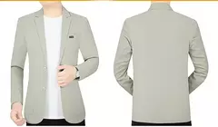 Blazers de negócios finos e respiráveis masculinos, casacos casuais, jaquetas de secagem rápida masculinas, alta qualidade, 4XL, verão, novo - loja online