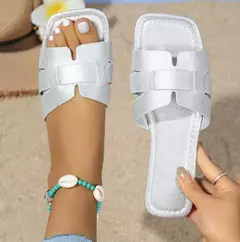 Sandálias de praia para mulheres, sapatos baixos, alta qualidade, novo design, design de moda, verão - comprar online