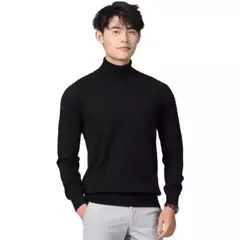 Suéter de gola alta masculino pulôver de cashmere suéteres de gola alta, camisa, roupas para outono e inverno, 2023 - comprar online
