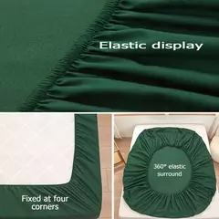 1piece 100% Polyeste Egyption Qualidade Cama Cabido Folha Só (sem fronhas) Banda Elástica Em torno da capa do Colchão Fácil Cuidado na internet