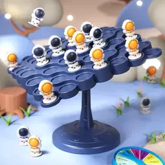Jogo de mesa para crianças, astronautas, sapo, mesa, festa, pai-filho, jogo interativo, brinquedo de bloco de construção na internet