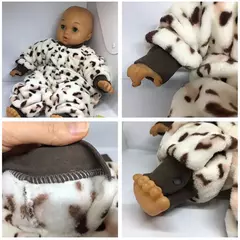 Macacão de flanela macia para bebê recém-nascido, jaqueta infantil para meninas e meninos, macacão de bebê, roupas de primavera e inverno, 0-18 meses - comprar online