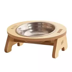 Alimentador para animais de estimação, tigela dupla de comida para gatos com design anti-queda, recipiente de alimentação de água para cães, tigela de comida para gatos, produtos para animais de estimação