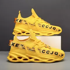 Imagem do MAEDEF-Tênis de corrida leve masculino, calçados esportivos, malha clássica, respirável, casual, mocassins masculinos, na moda, 2024