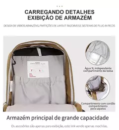 Mochila impermeável de montanhismo para homens e mulheres, Bolsa de esportes ao - loja online