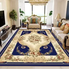 Clássico Big Size Sala Tapete, Decoração de luxo vermelho Home, Quarto tapete - loja online