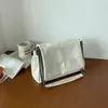 Sacos Commuter com Cadeia de Nicho para Mulheres, Bolsa Crossbody para Senhoras, Bolsa de Ombro, Grande Capacidade, Praça Cruz, PU, Moda