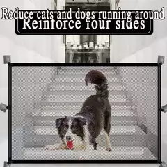 Engenhoso malha mágica Pet Dog Fence, Portão de guarda segura, recinto de segurança, cercas dobráveis, Pet Supplies - comprar online