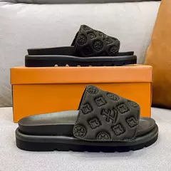 Sandálias antiderrapantes Flip Flop para mulheres, sola grossa, casual, novo es - loja online