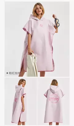 HOTMANGO-Toalha Poncho de Microfibra, Traje Surf Beach, Roupete de Banho com Capuz, Atividades Impermeáveis, Homens e Mulheres Adultos - loja online