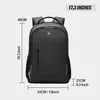 SWISS-Mochila impermeável anti-roubo USB para homens, bolsa para laptop de gran