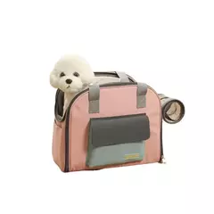 Bolsa multifuncional para animais de estimação, gatos e cães, confortável, respirável, bolsa de ombro para transportar animais de estimação, mochila para cachorro, bolsa de peso <4kg