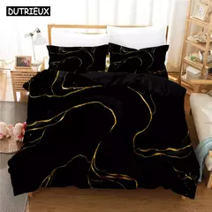 3D Stone Bedding Sets, Duvet Cover Set com fronha, Twin, Full, Queen, King Roupa de cama, Roupa de cama - loja online