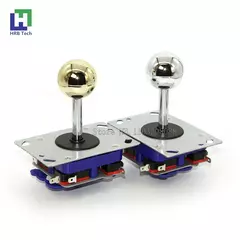Joystick estilo zippy 2/4/8 vias rocker 45mm eixo longo com 35mm boa qualidade chapeamento topball máquina de jogo de arcade diy - loja online