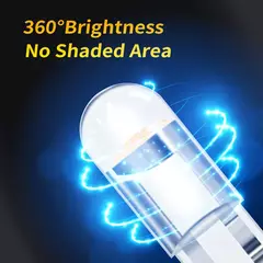 10 peças 20 peças vermelho amarelo branco w5w t10 wy5w 192 194 168 lâmpadas led para carro para leitura automotiva largura folga luzes de sinalização - Wolf Magazine