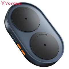 Vaydeer Dual Turntable Mouse Mover com intervalos ajustáveis e interruptor liga/desliga, simulação de mouse Jiggler indetectável e silencioso