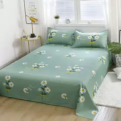 Lençol de cama de alta qualidade cor sólida, folha plana, gêmeo, completo, rainha, king size, Skin-Friendly, Soft Top, sem capas de travesseiro, 1pc - comprar online
