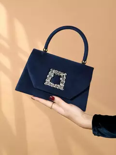 Espumante Velvet Evening Clutch Bag, Glitter Bling, brilhante, glamouroso, requintado, elegante, elegante, 1Pc - Wolf Magazine