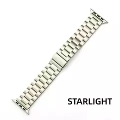 Pulseira de aço inoxidável para Apple Watch, iWatch Pulseira de Metal, Band, 38mm, 42mm, 41mm, 40mm, 44mm, 45mm, 49mm, Séries 9, 8, 7, 6, SE ultra, 54321 - loja online